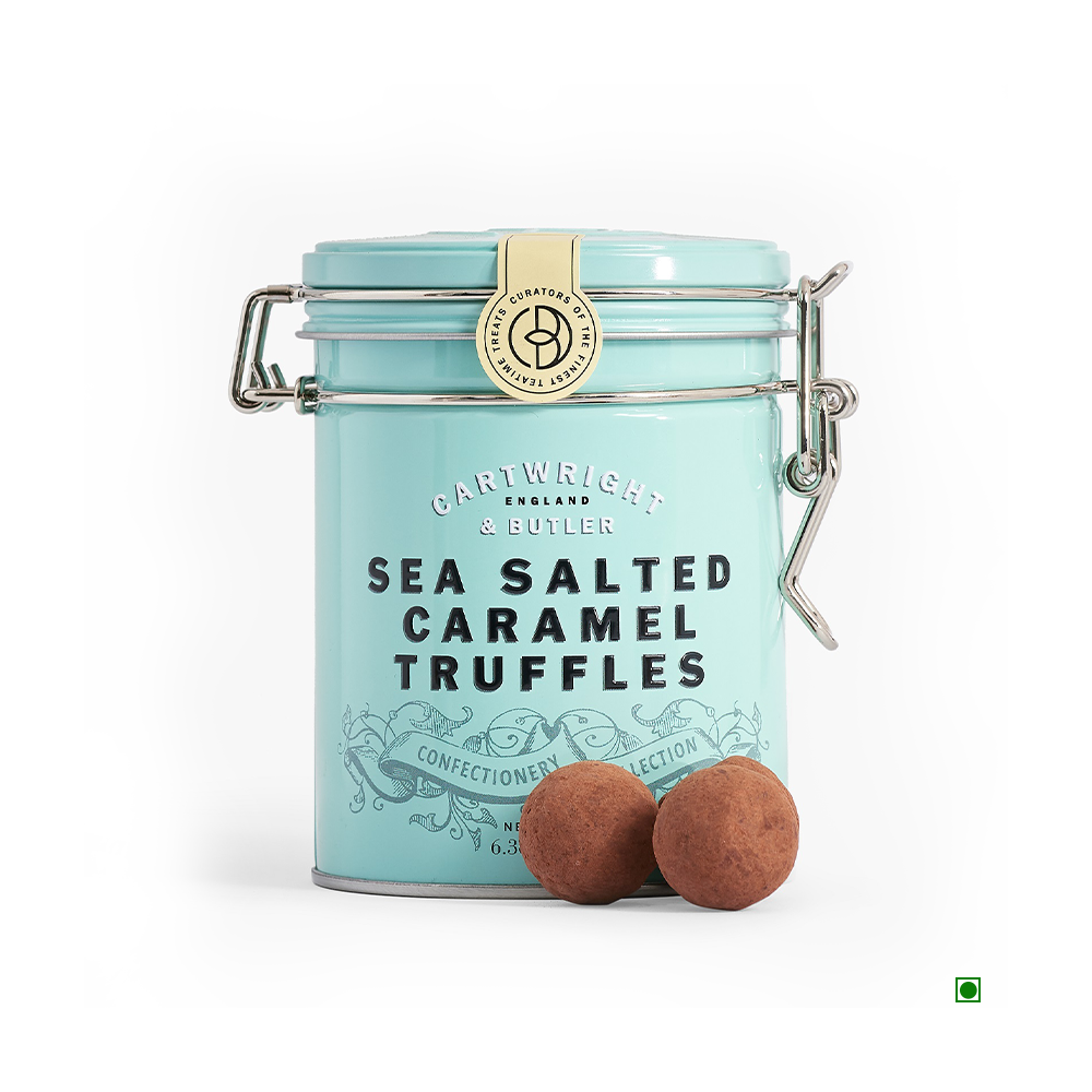 Cartwright & Butler Sea salted truffles Tin 180g