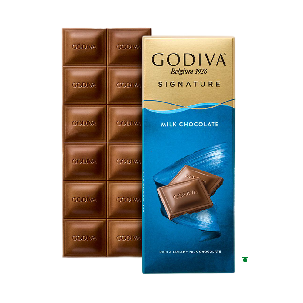 Godiva Milk Chocolate Bar 90g