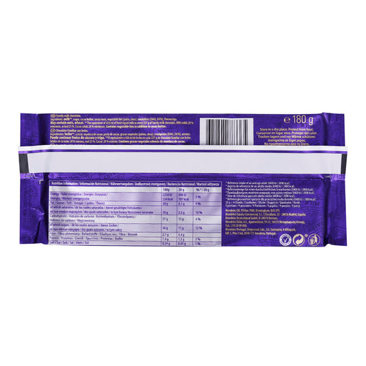 Cadbury Dairy Milk Chocolate Bar 180g