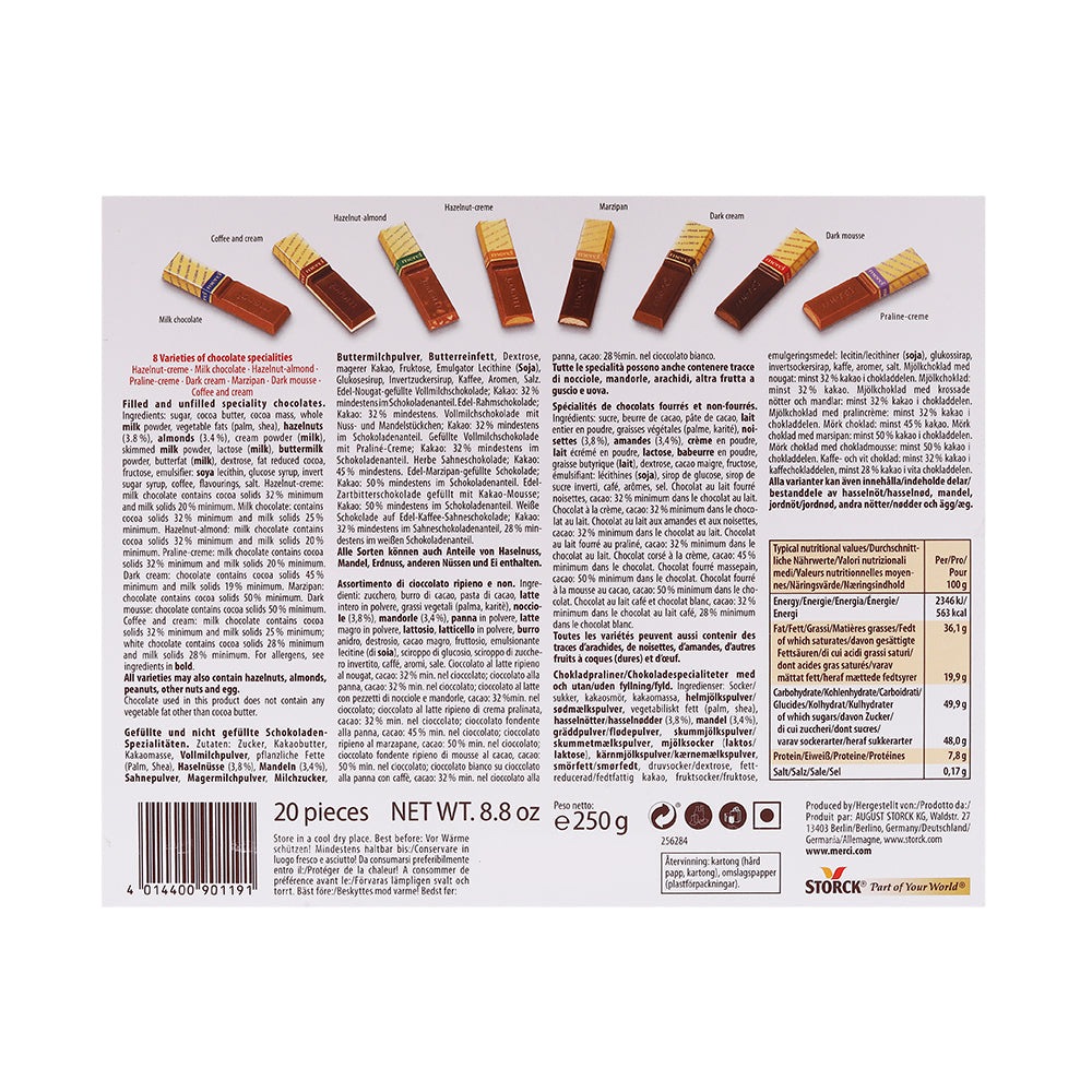 Merci Finest Selection Milk Chocolate 250g