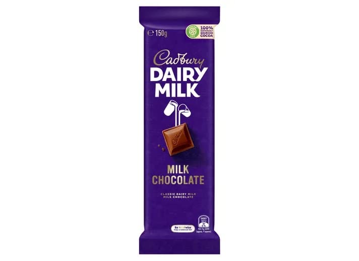 Cadbury Dairy Milk Classic Milk Chocolate New Pack 150g (Australia)