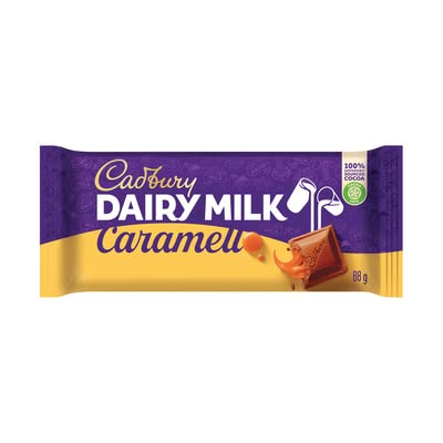 Cadbury Dairy Milk Caramel Milk Chocolate With Caramel Filling 88g (Imported)