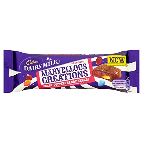 Cadbury Dairy Milk, Marvellous Creations Jelly Popping Candy, 38 g (Pack of 12)