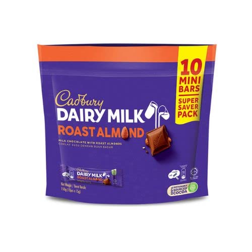 Cadbury Dairy Milk Chocolate With Roast Almond Good To Share 150g