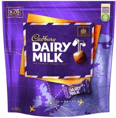 Cadbury Milk The Classic Creamy Taste Milk Chocolate 26 Pieces 300g (UK)