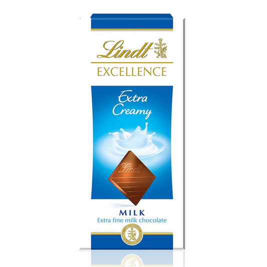 Lindt Excellence Extra Creamy Milk Chocolate, 2 X 100 G