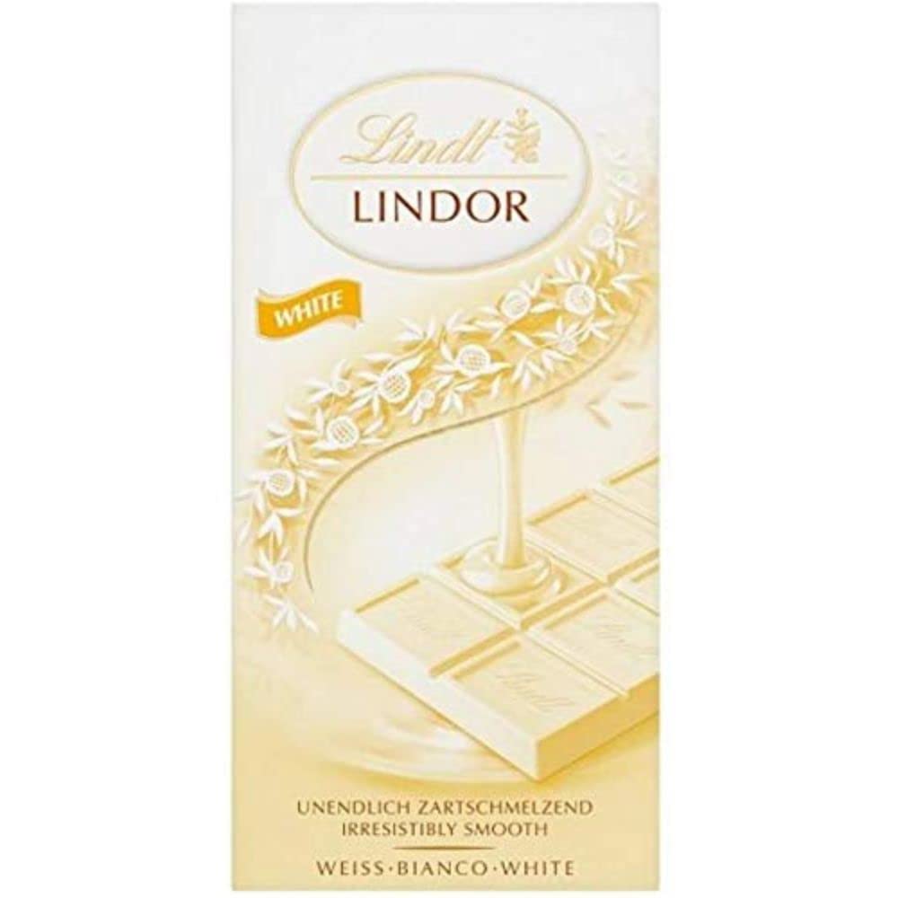 Lindt Lindor White Bar 100g
