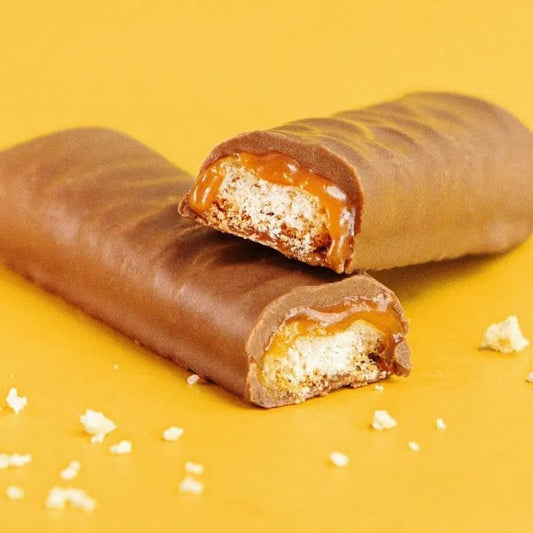 Gandour Tofiluk Caramel Crunch Bars Enrobed In Caramel and Milk Chocolate Sensation (24 X 22g)