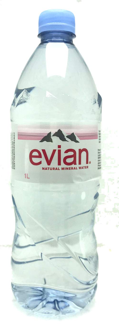 Evian French Mineral Water 1Ltr (Pack of 6 Bottle X 1L Each) Imported Product
