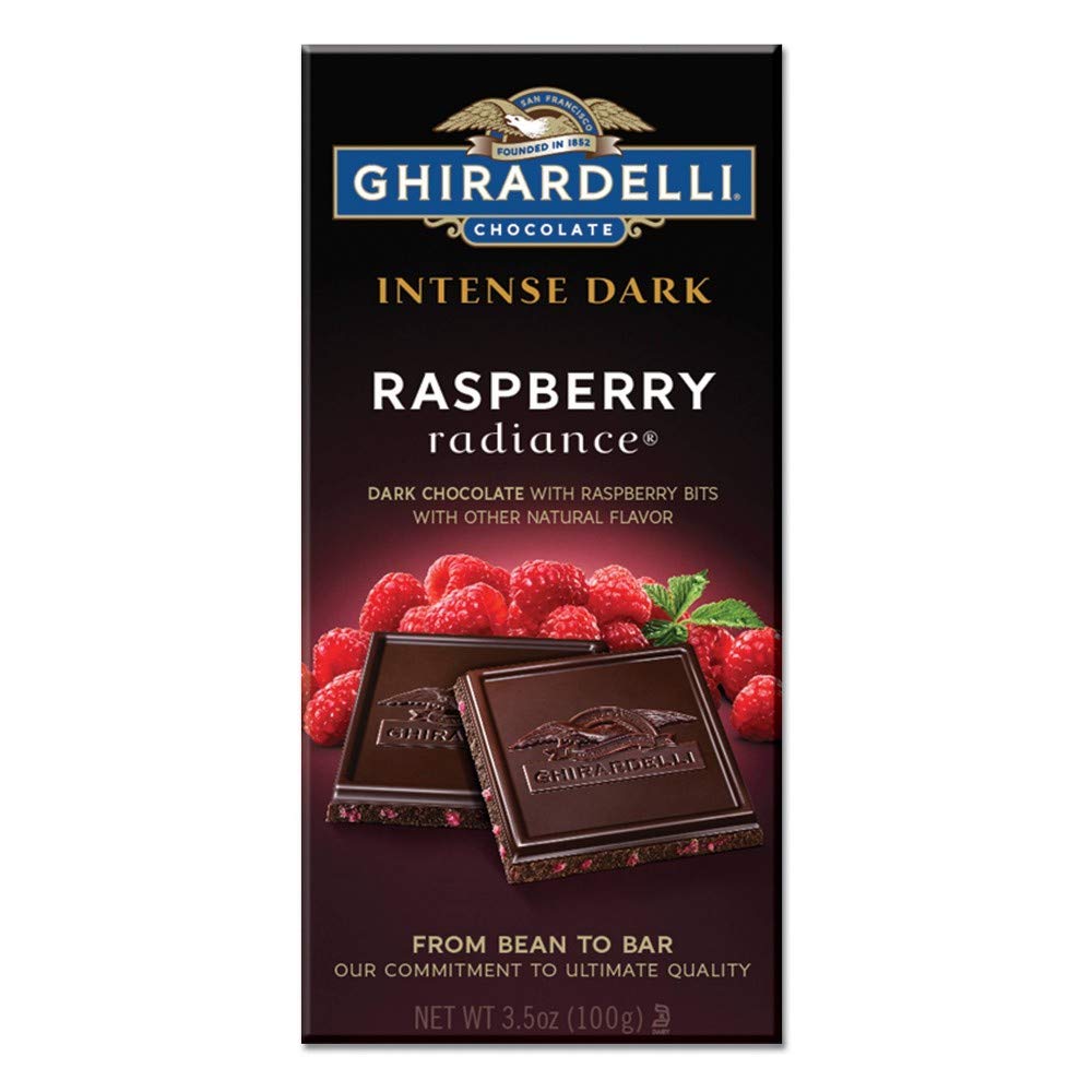 Ghirardelli Intense Dark Raspberry Chocolate Bar 100g