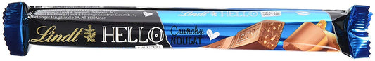 Lindt Hello Crunchy Nougat Chocolate Bar 2 × 39g