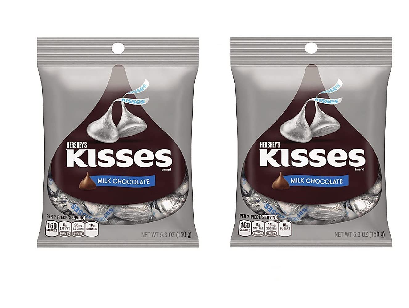 Hershey's Kisses Milk Chocolate 150g (Pack of 2)
