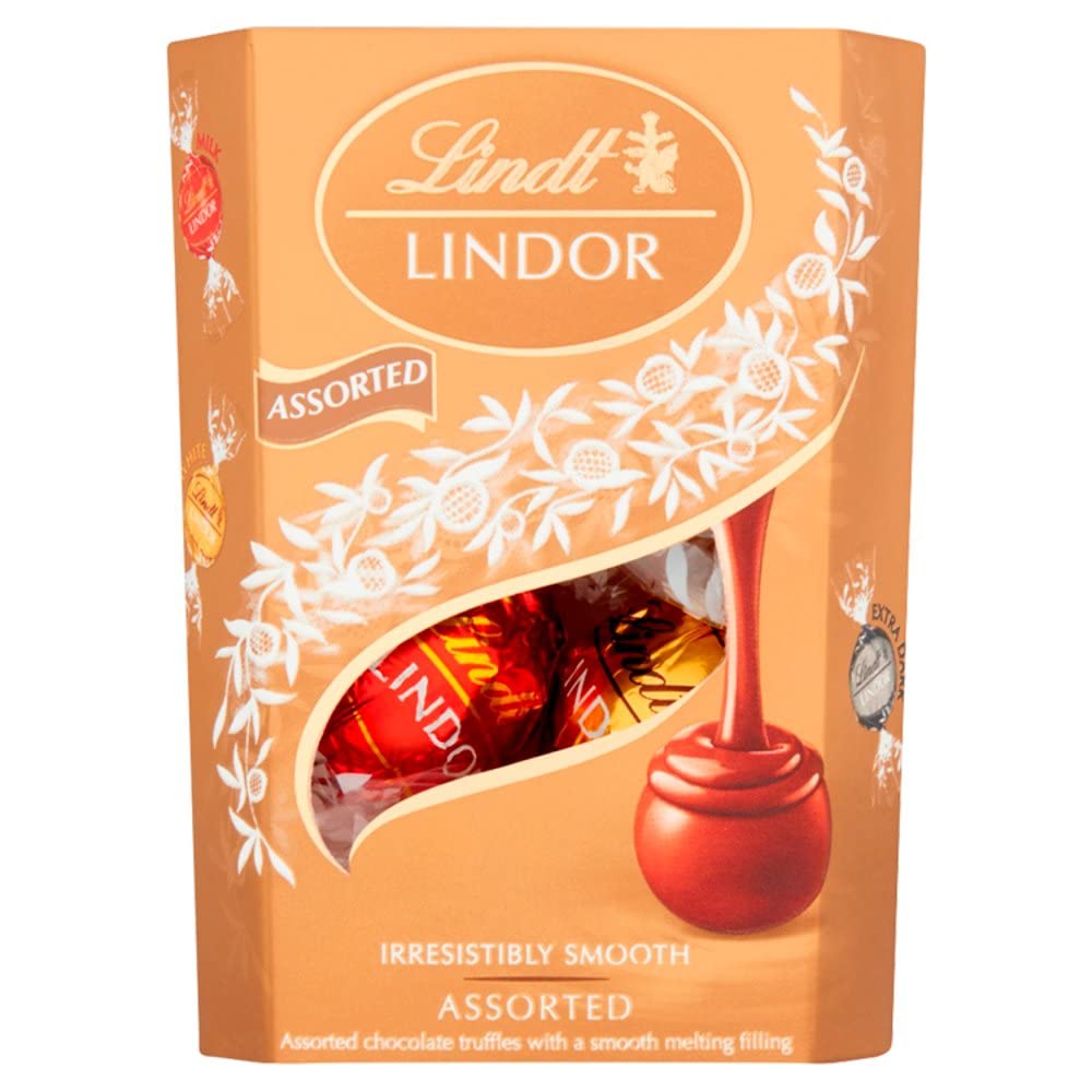 Lindt Lindor Assorted Smooth Truffles With a Melting Filling 37g (Mini Gift Box)