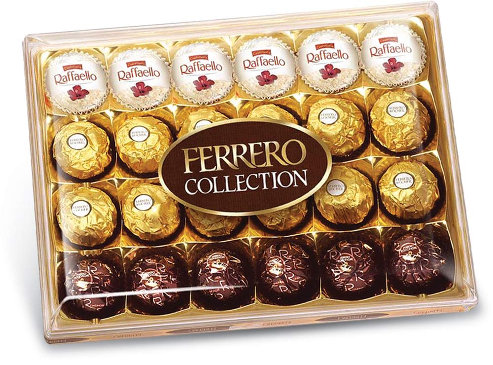 Ferrero Collection Rondnoir / Rocher / Raffaello Assorted Chocolate Truffles 24 Pieces, 9.49 oz / 269 g