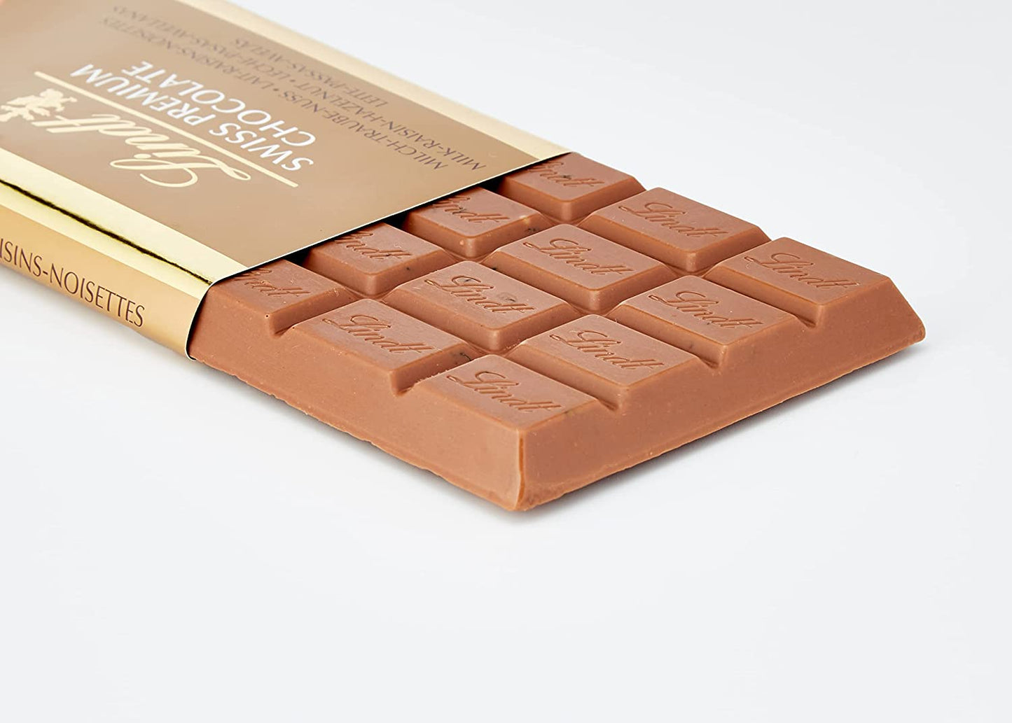 Lindt Gold Tab Milk with Hazelnuts 300g