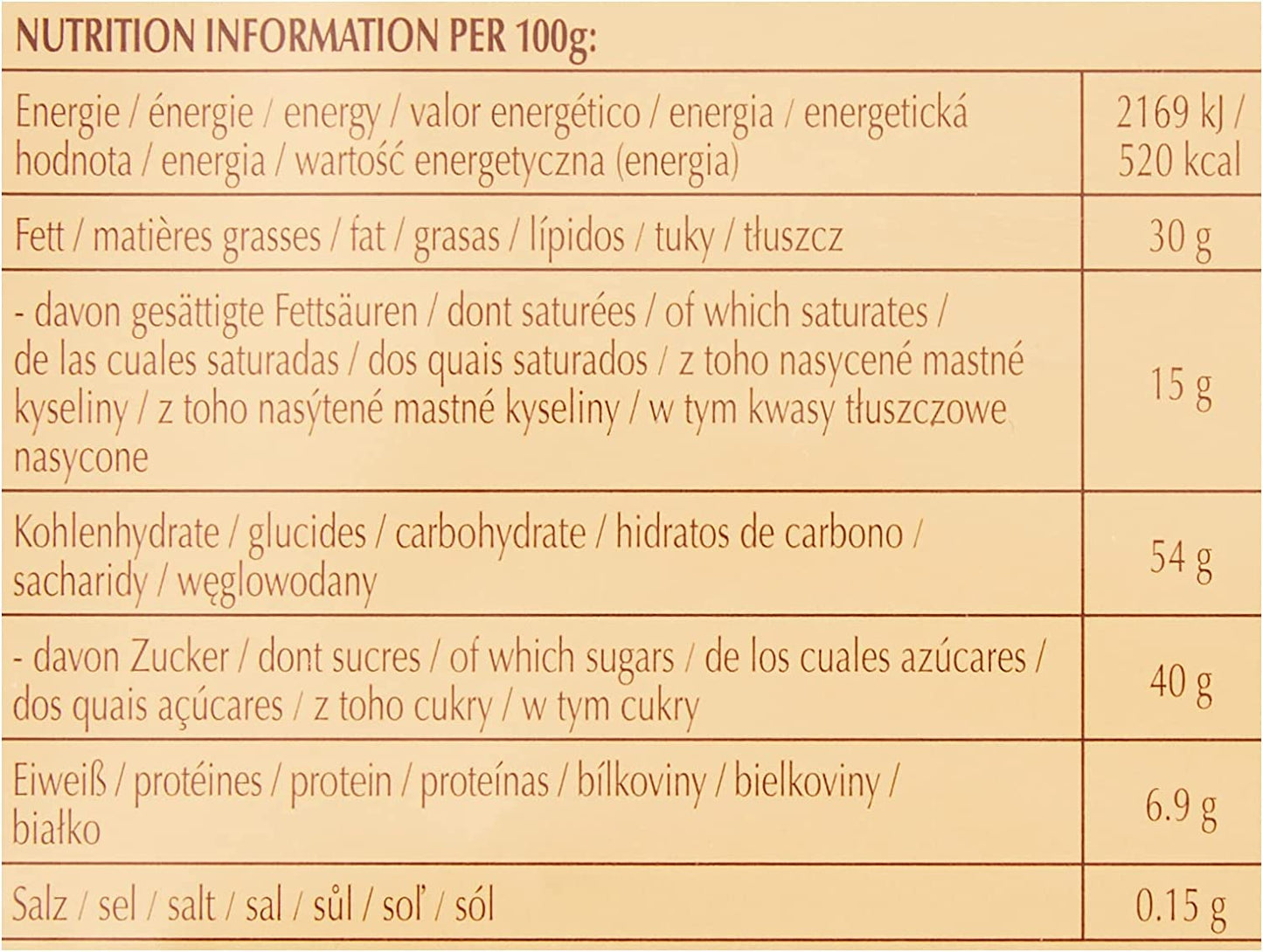 Lindt Gold Tab Milk with Hazelnuts 300g