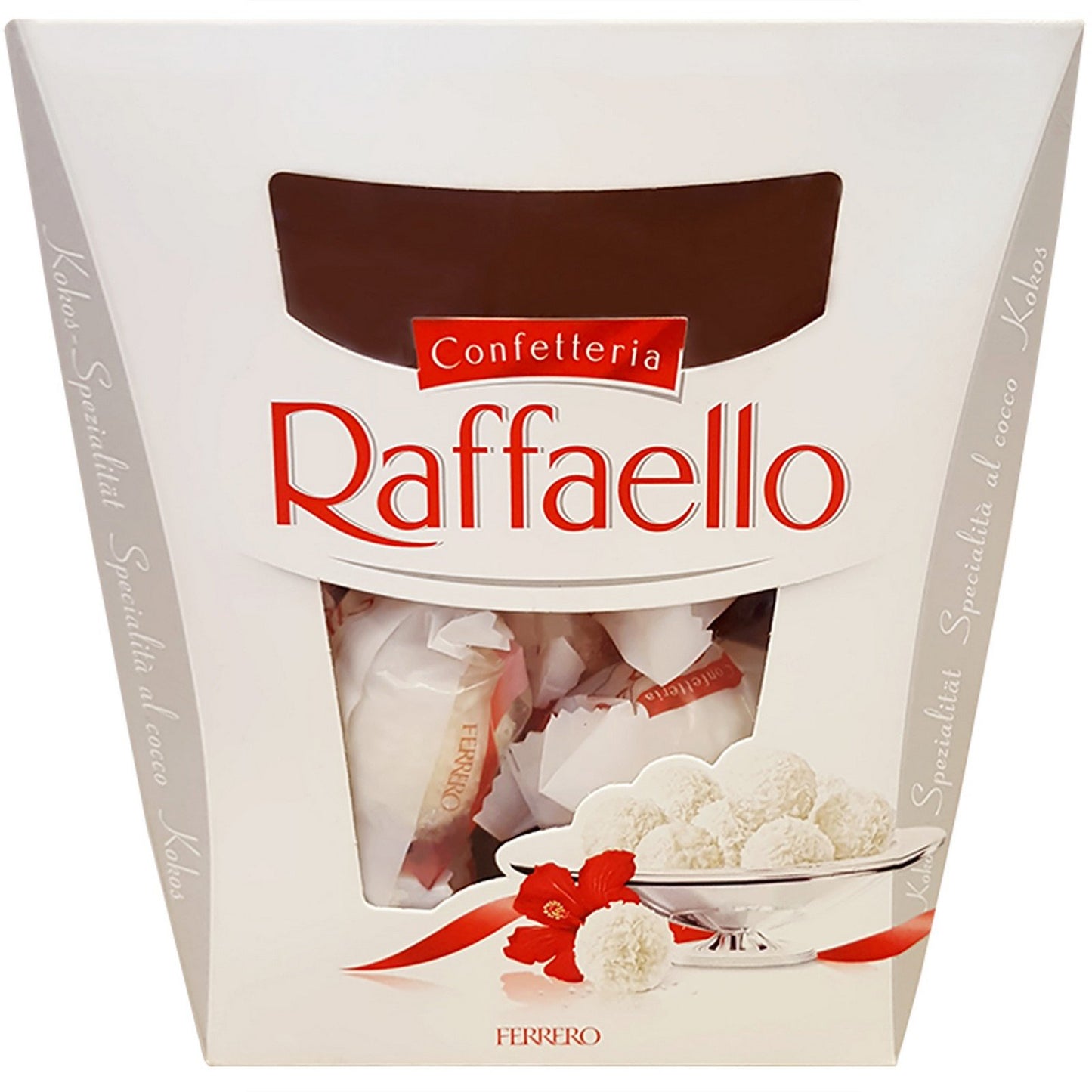 Ferrero Chocolate Truffles - Raffaele Coconut and Almond, 240g Carton