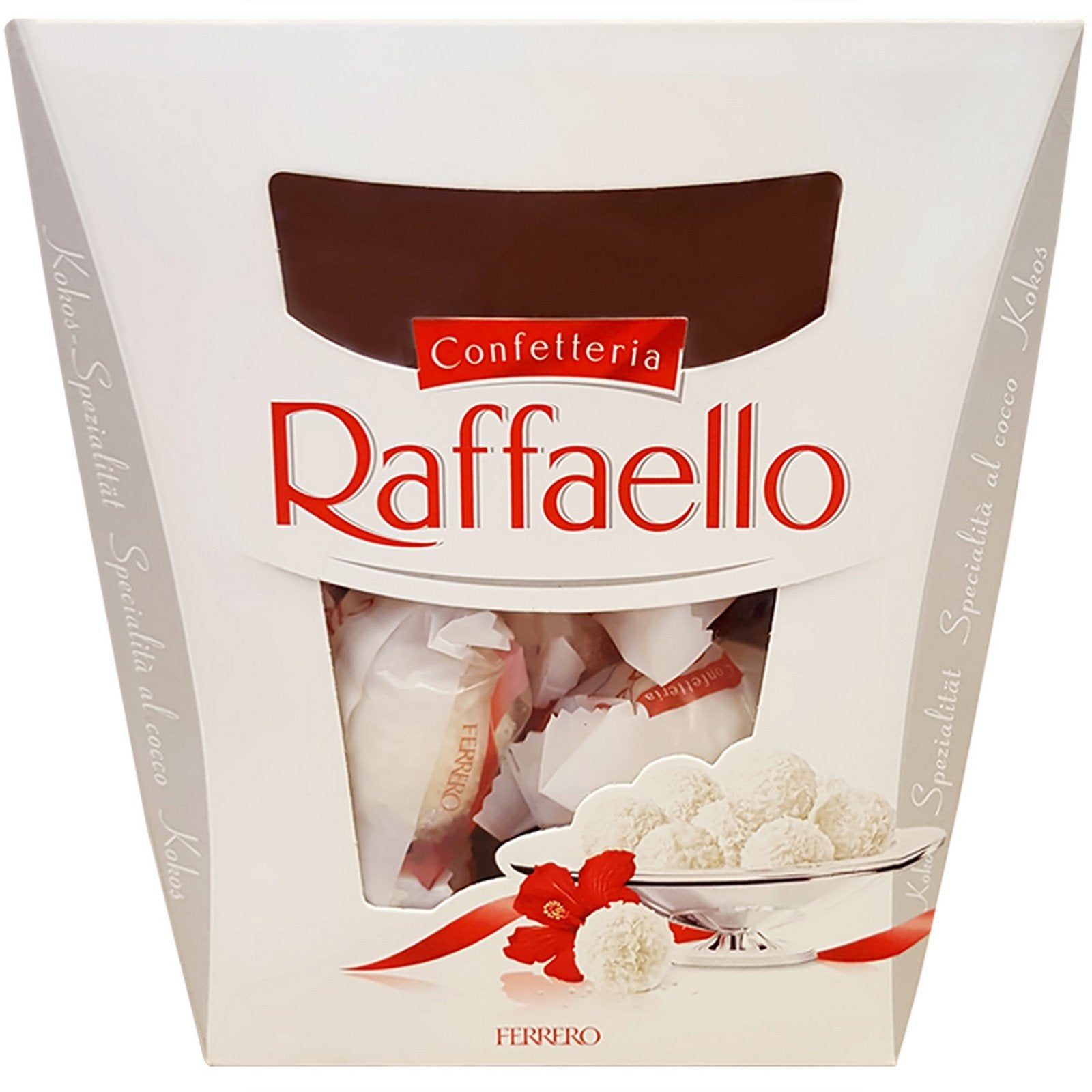 Ferrero Chocolate Truffles - Raffaele Coconut and Almond, 240g Carton
