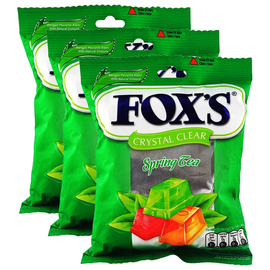 Fox's Crystal Clear Spring Tea Candy, 3 Pack, 3 x 90 g