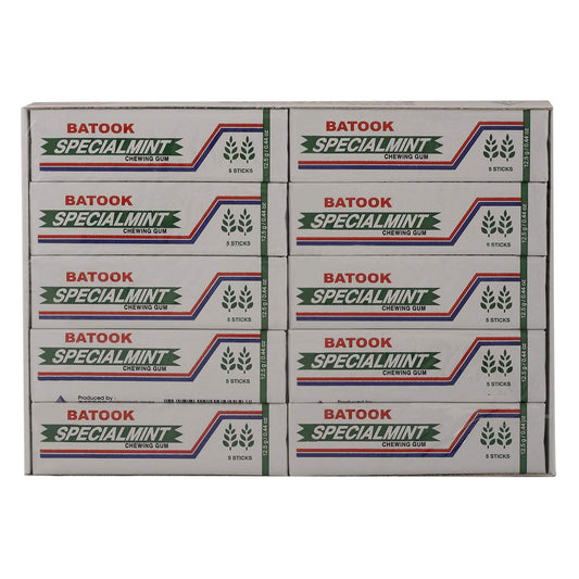 Batook 5 Sticks Special Mint Gum, 20 X 12g - Pack of 1