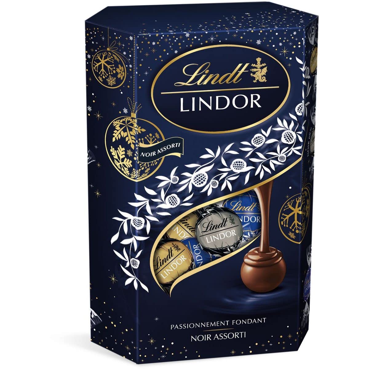 Lindt Lindor Assorted Black Festive Gift Box 337g