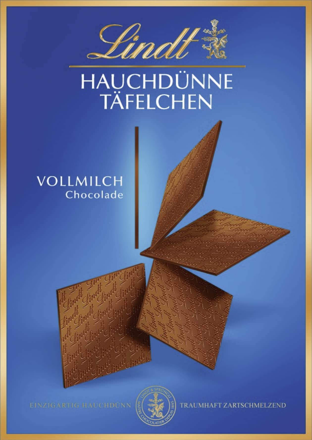 Lindt Hauchdünne Täfelchen Vollmilch 125g