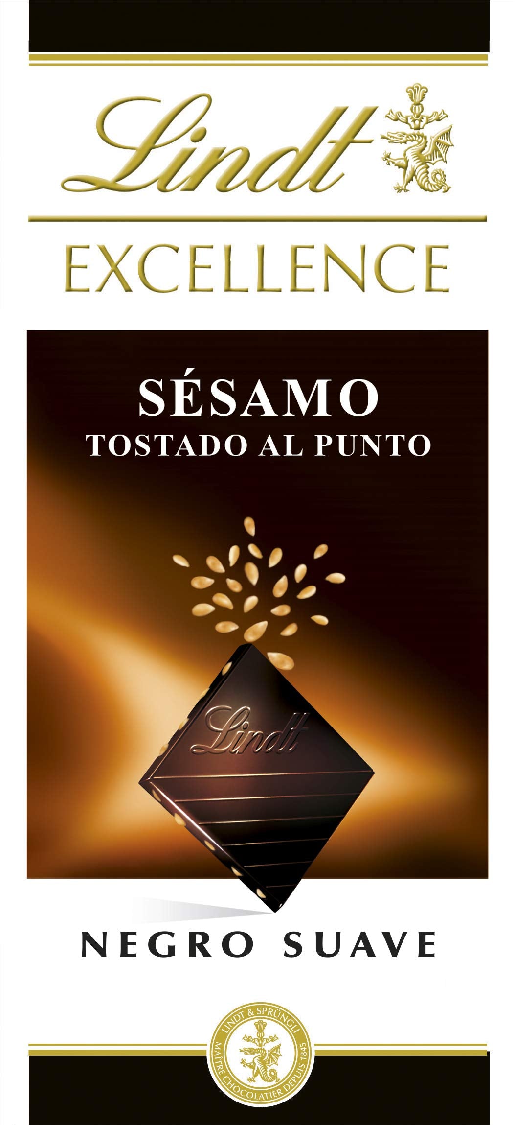 Lindt Excellence Sesame Grillle, 100g