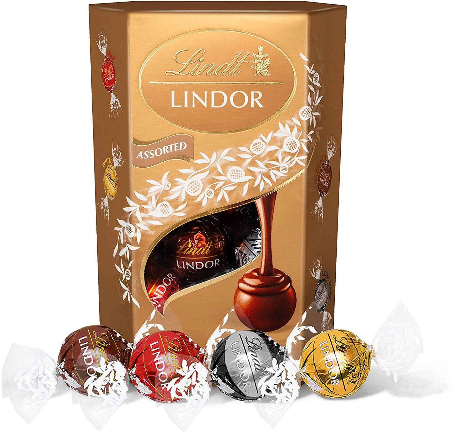 Lindt Lindor Assorted Chocolate Truffles Box, 200g