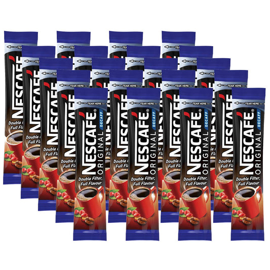 Nescafé Original Decaffeinated Double Filtered Coffee Sticks, 0.06 oz / 1.8 g, 20 Pack