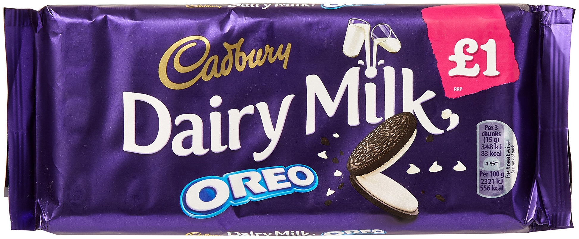 Cadbury Dairy Milk Oreo, 120 g