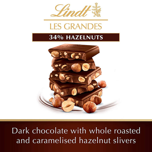 Lindt Grand Hazelnut Dark Bar 150g