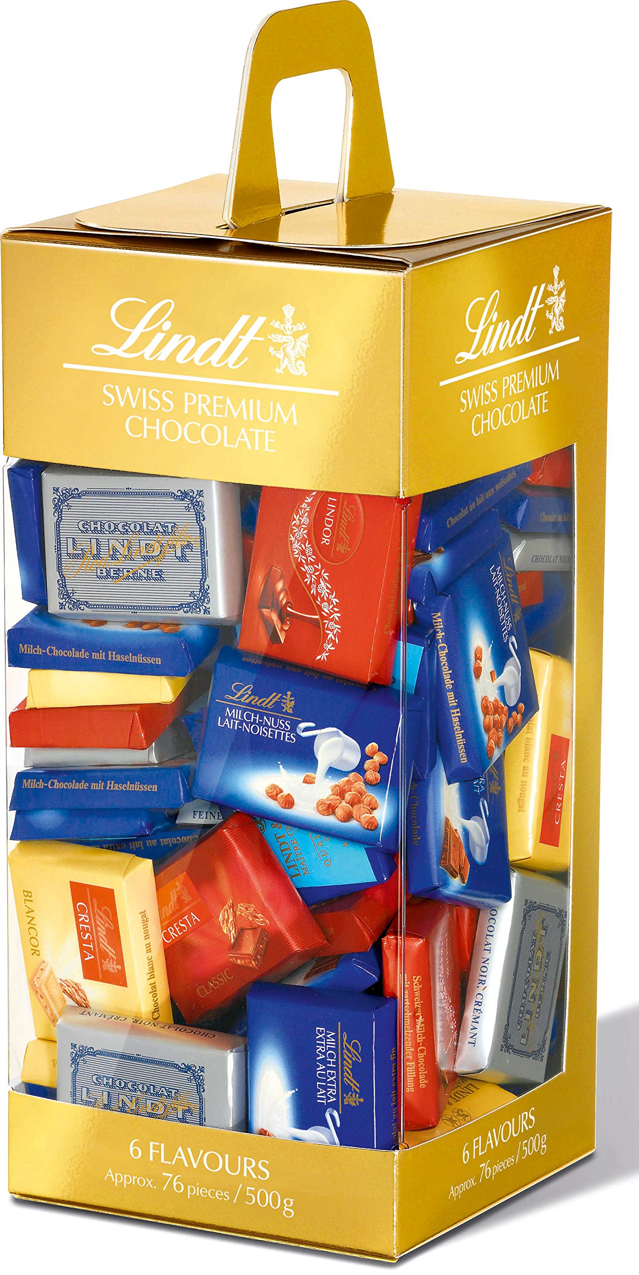 Lindt Swiss Napolitains Chocolate, 500g (Assorted Chocolate Box)