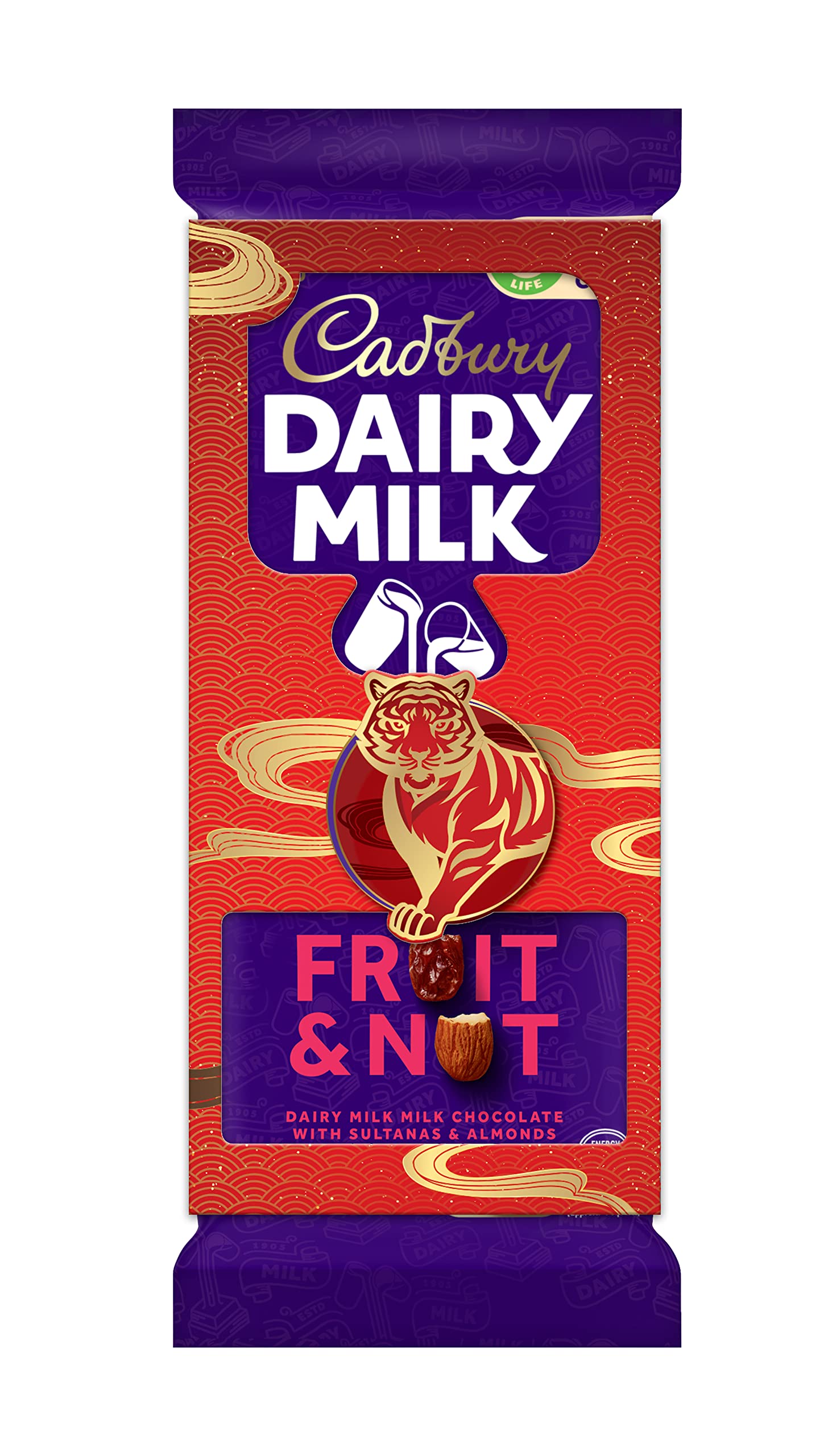 Cadbury Dairy Milk Fruit & Nut milk chocolate block 180g