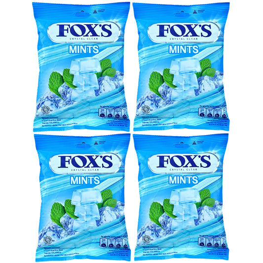 Fox's Crystal Clear Mints 90gms- Pack of 4