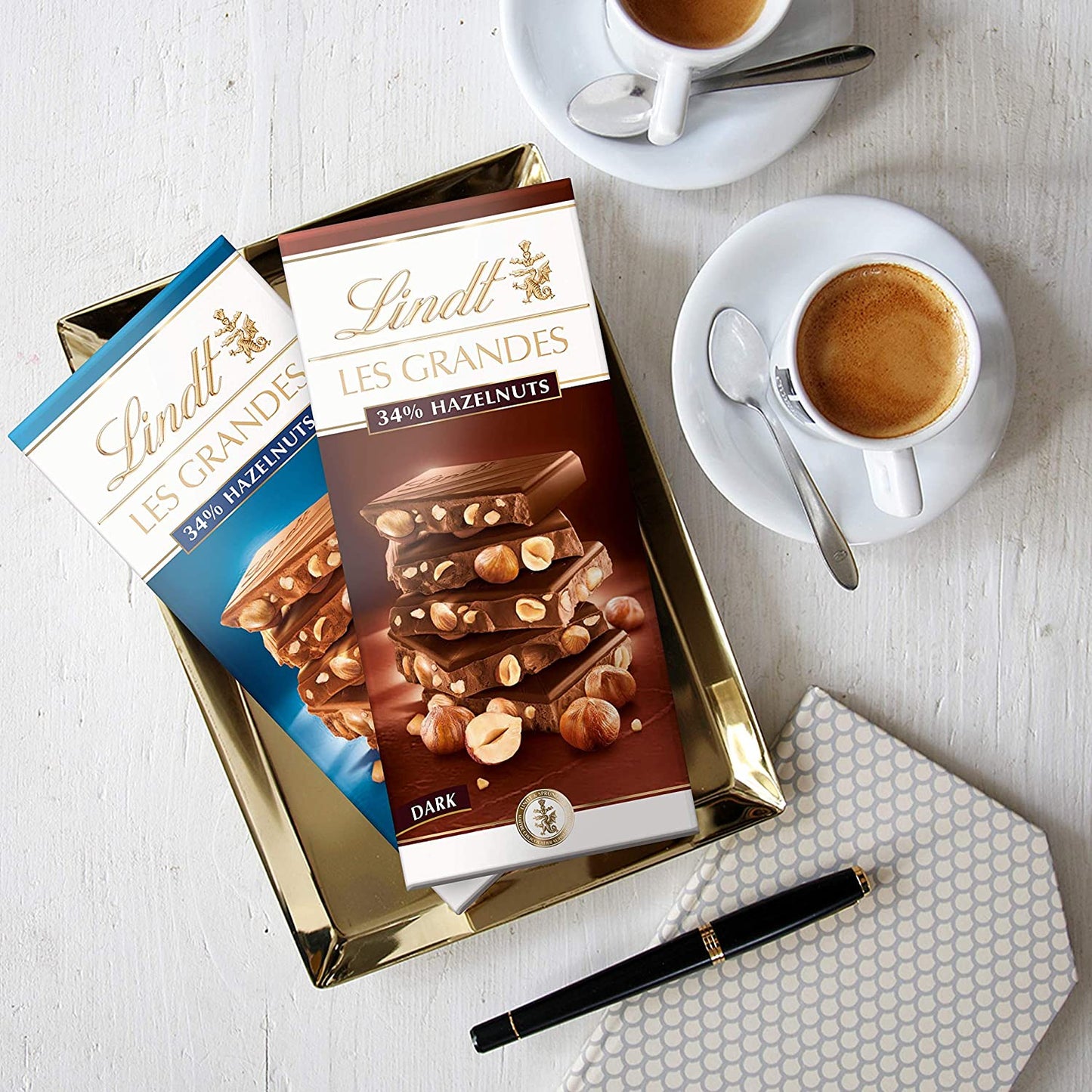 Lindt Grand Hazelnut Dark Bar 150g