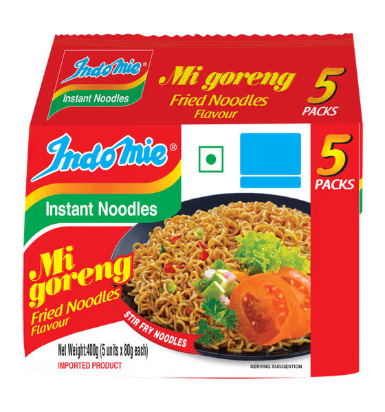 Indomie Combo Of Mi Goreng (20 Packets) Special Chicken And Chicken Flavour, 10 Packets Each Flavour (Pack of 40)