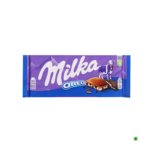 Milka Oreo Milk Chocolate Bar 100g