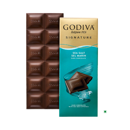 Godiva Dark Sea Salt Bar 90g