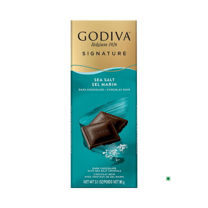 Godiva Dark Sea Salt Bar 90g