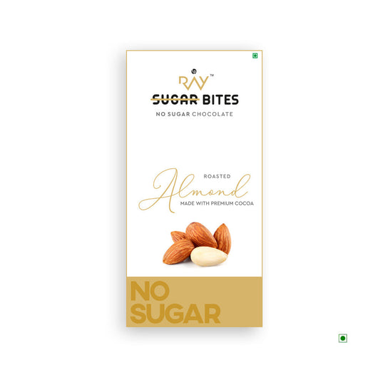Ray No Sugar Chocolate Couverture Almond 90g