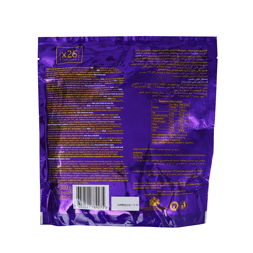 Cadbury Dairy Milk Caramel Chunks Pouch 300g