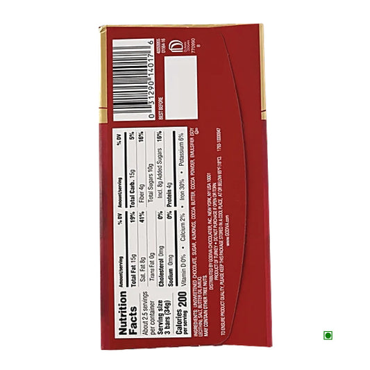 Godiva Roasted Almond Dark Chocolate Sticks 90g