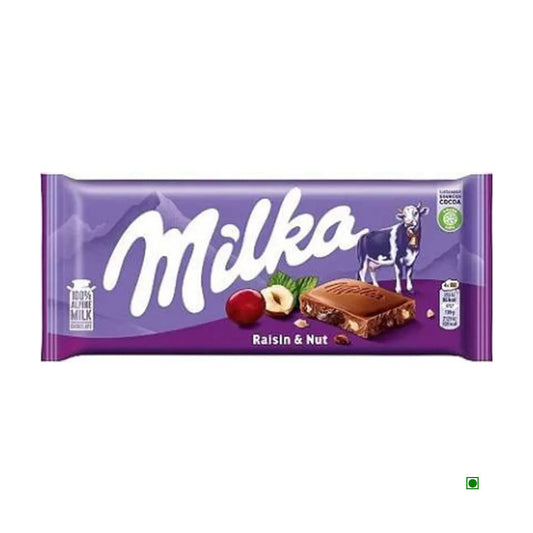 Milka Raisin Nut Bar 100g