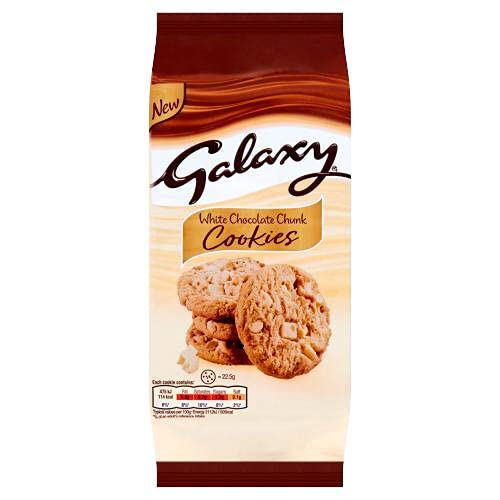Galaxy White Chocolate Chunk Cookies , 180g