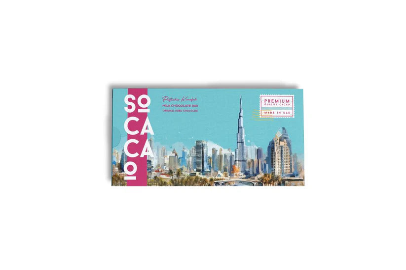 So Cacao  Pistachio kunafah chocolate bar (Dubai Chocolate) 200g bar