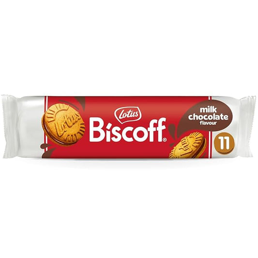 Lotus Biscof Milk Chocolate Flavour Cream Biscuits, 150g (From Belgium)