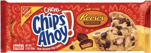 Chips Ahoy! Nabisco Chewy Made with Reese's Peanut Butter Cup Cookies (269 g)