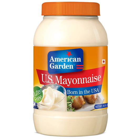 American Garden U.S. Mayonnaise, 887 ml, White & Orange