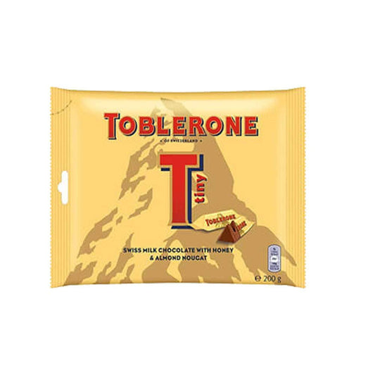 Toblerone Swiss Milk Chocolate with Honey & Almond Nougat 200 Grams