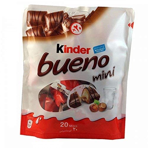 Kinder Bueno Mini With Exotic Milk & Hazelnut 20 Minis 108g (Imported)